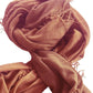 Cashmere scarf with fringes navy