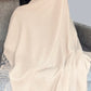 100% Cashmere blanket with fringe 70x 200 cm