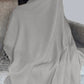 100% Cashmere blanket with fringe 70x 200 cm