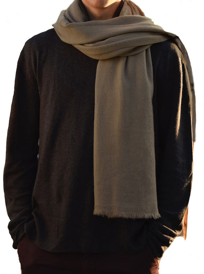 The Havana scarf 2 ply taupe