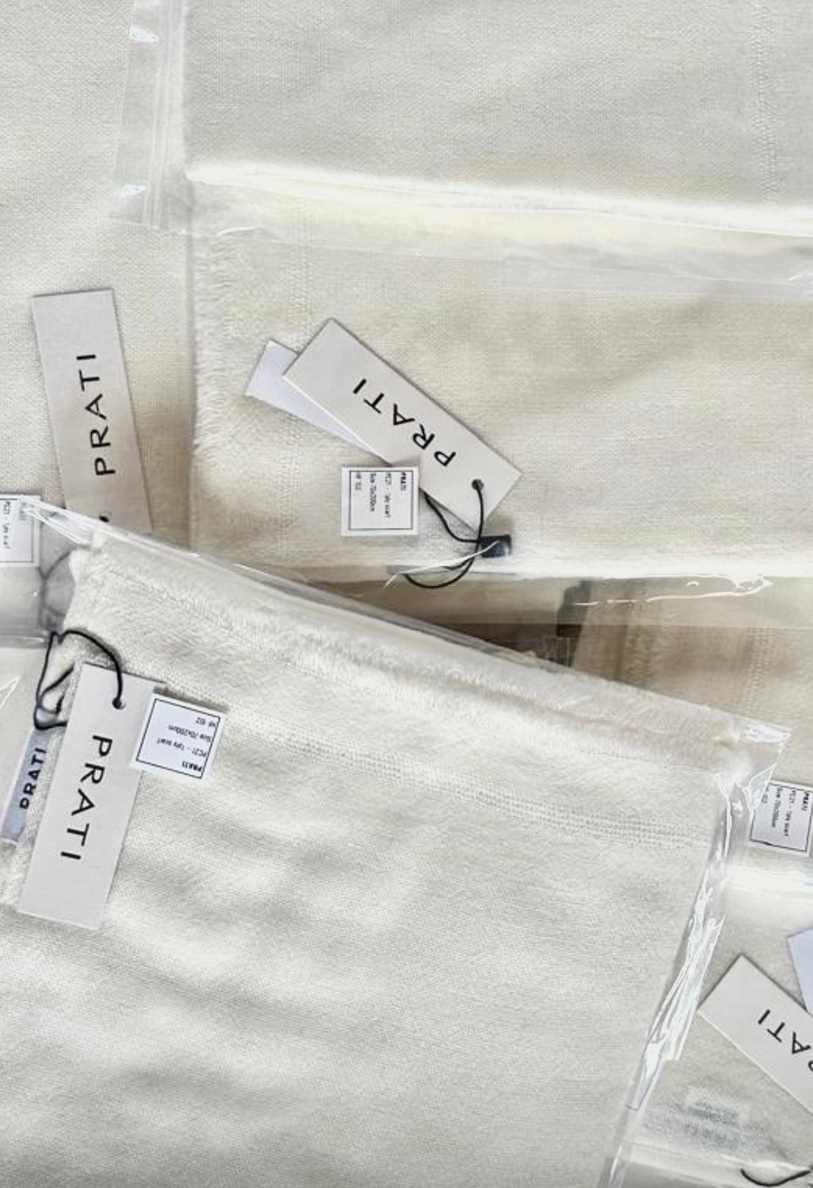 Havana scarf 1 ply light off white