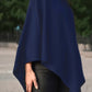 Cashmere classic poncho jeans blue