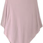 Cashmere classic poncho pale pink