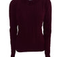 Cashmere cable sweater navy