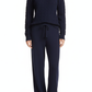 Navy Cashmere Sweater with Lounge Pants