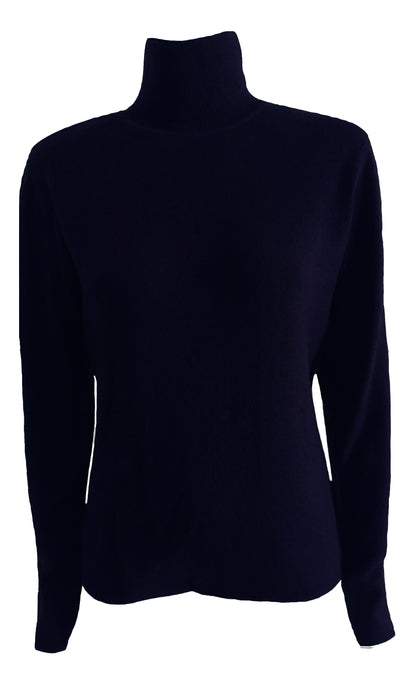 Cashmere Jackie turtleneck black