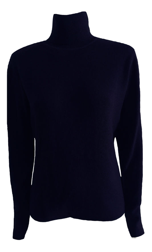 Cashmere Jackie turtleneck black