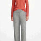 Cashmere Silk crew neck sweater coral