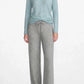 Cashmere Silk crew neck sweater havana blue