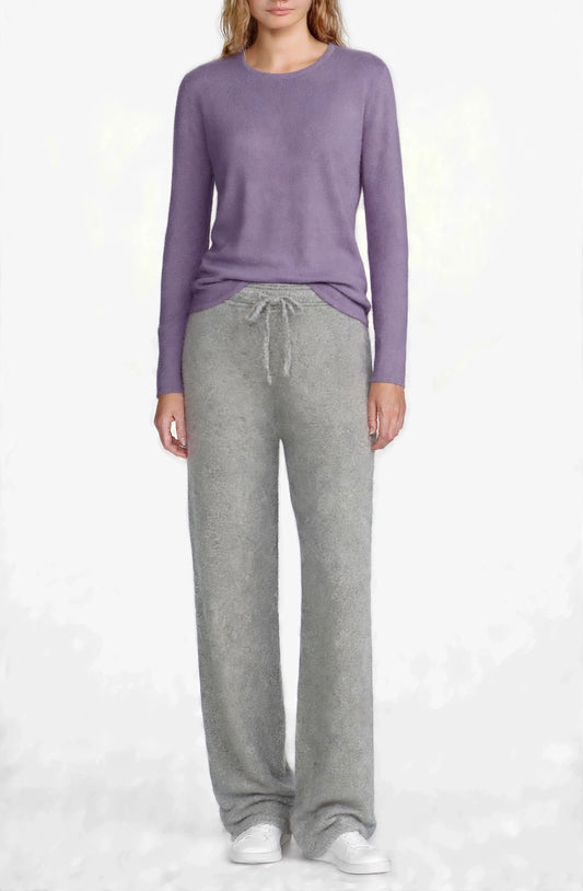 Cashmere Silk crew neck sweater lilac