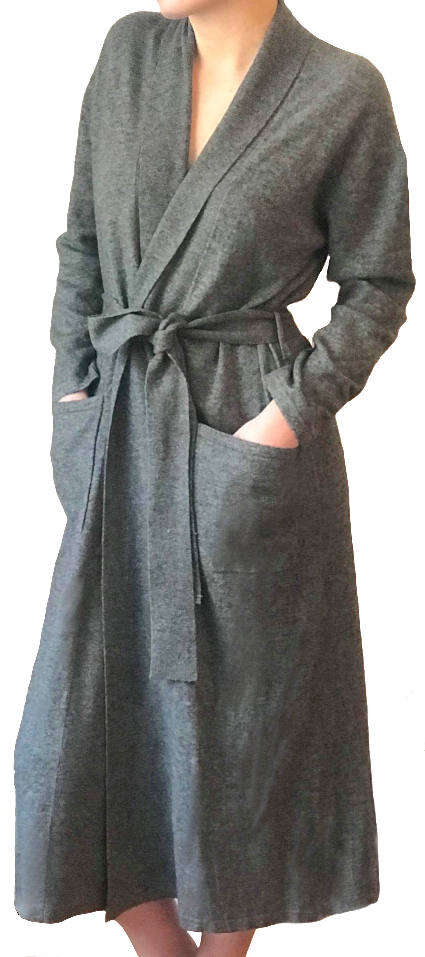 Cashmere Robe grey