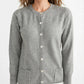 Cashmere cardigan melange grey