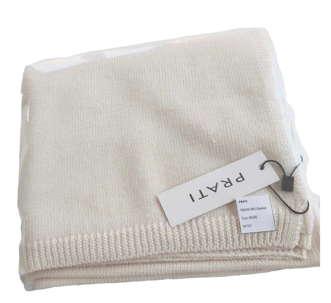 Baby blanket off white