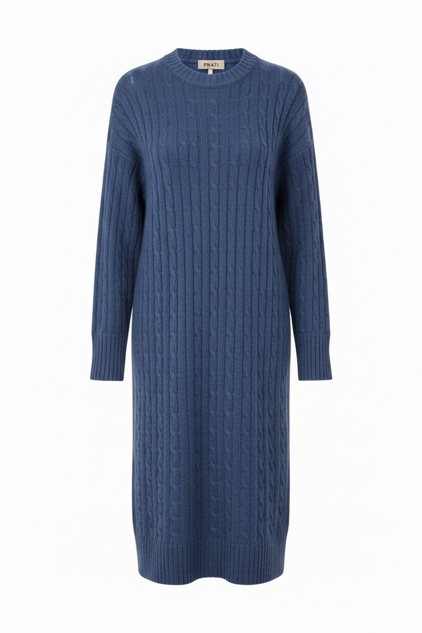 Cable Denim Blue - Slim Sleeves