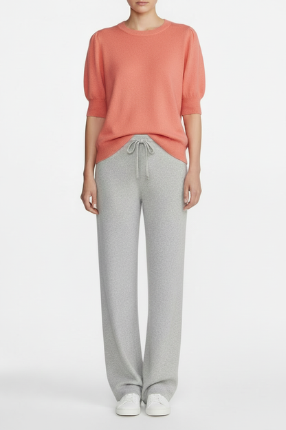Coral top no logo clean hem