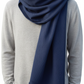Navy scarf light grey sweater