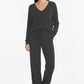 Cashmere soft V neck black