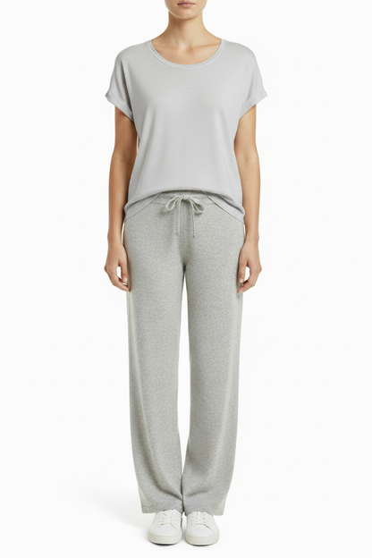 PC112 light grey with grey melange pants