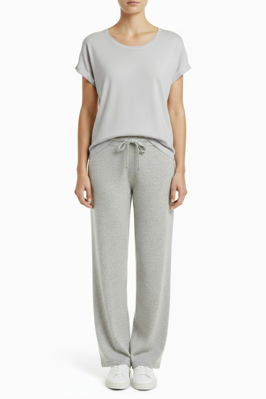 PC112 light grey with grey melange pants