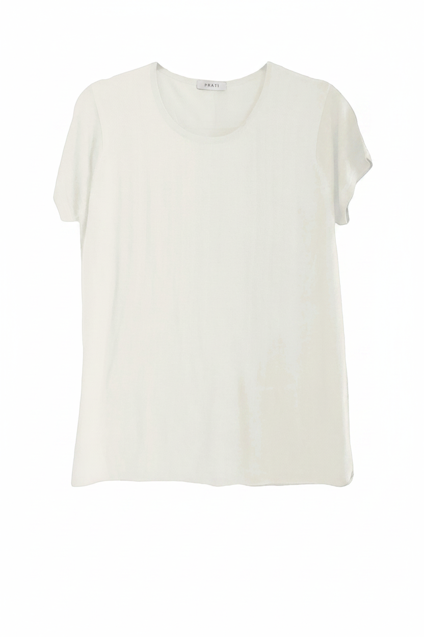 PC112 off-white ghost mannequin with PRATI woven label