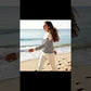 Cashmere silk crew neck sweater stripes