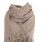 Cashmere scarf/shawl  with ruffled edge