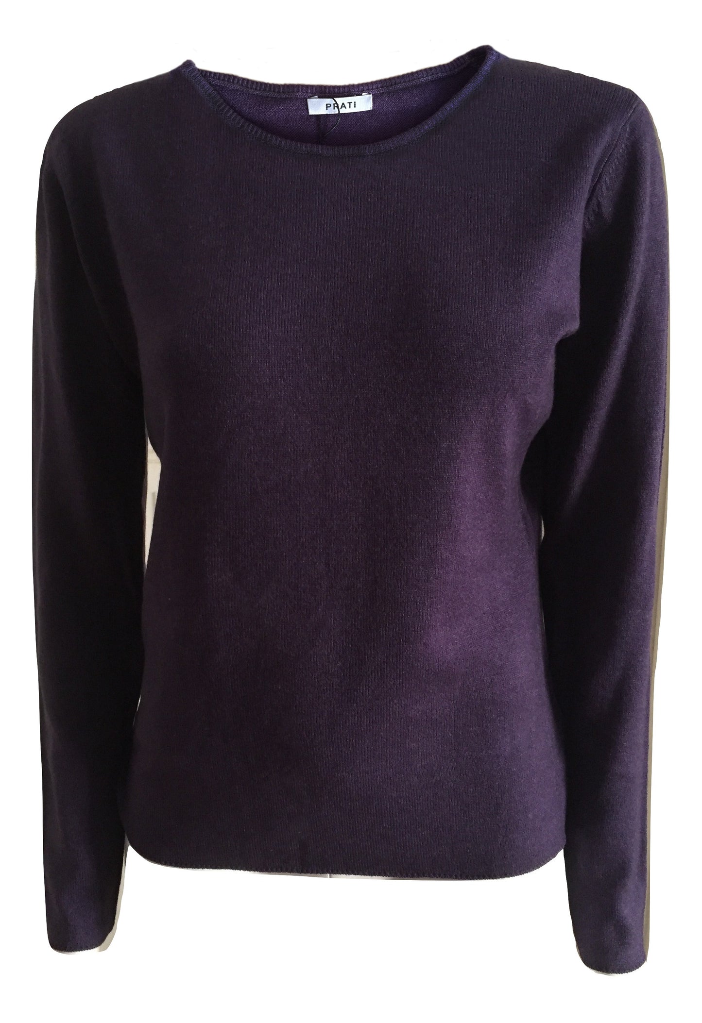 Cashmere crew neck old man blue