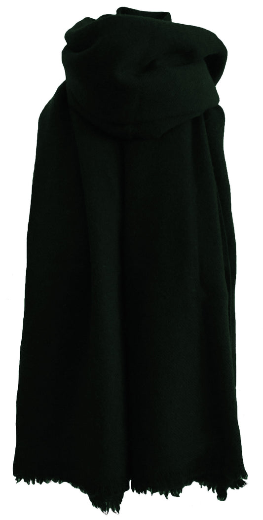 Havana scarf 1 ply black
