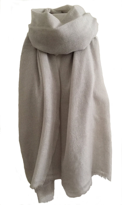 Havana scarf 1 ply light grey