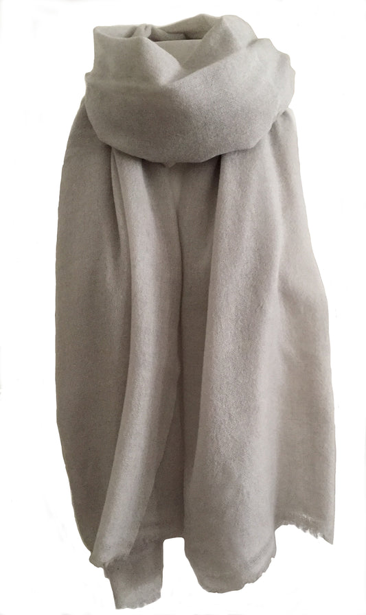 Havana scarf 1 ply light grey
