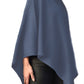 Cashmere classic poncho black