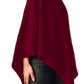 Cashmere classic poncho navy