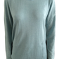 Cashmere Silk crew neck sweater t shirt havana blue