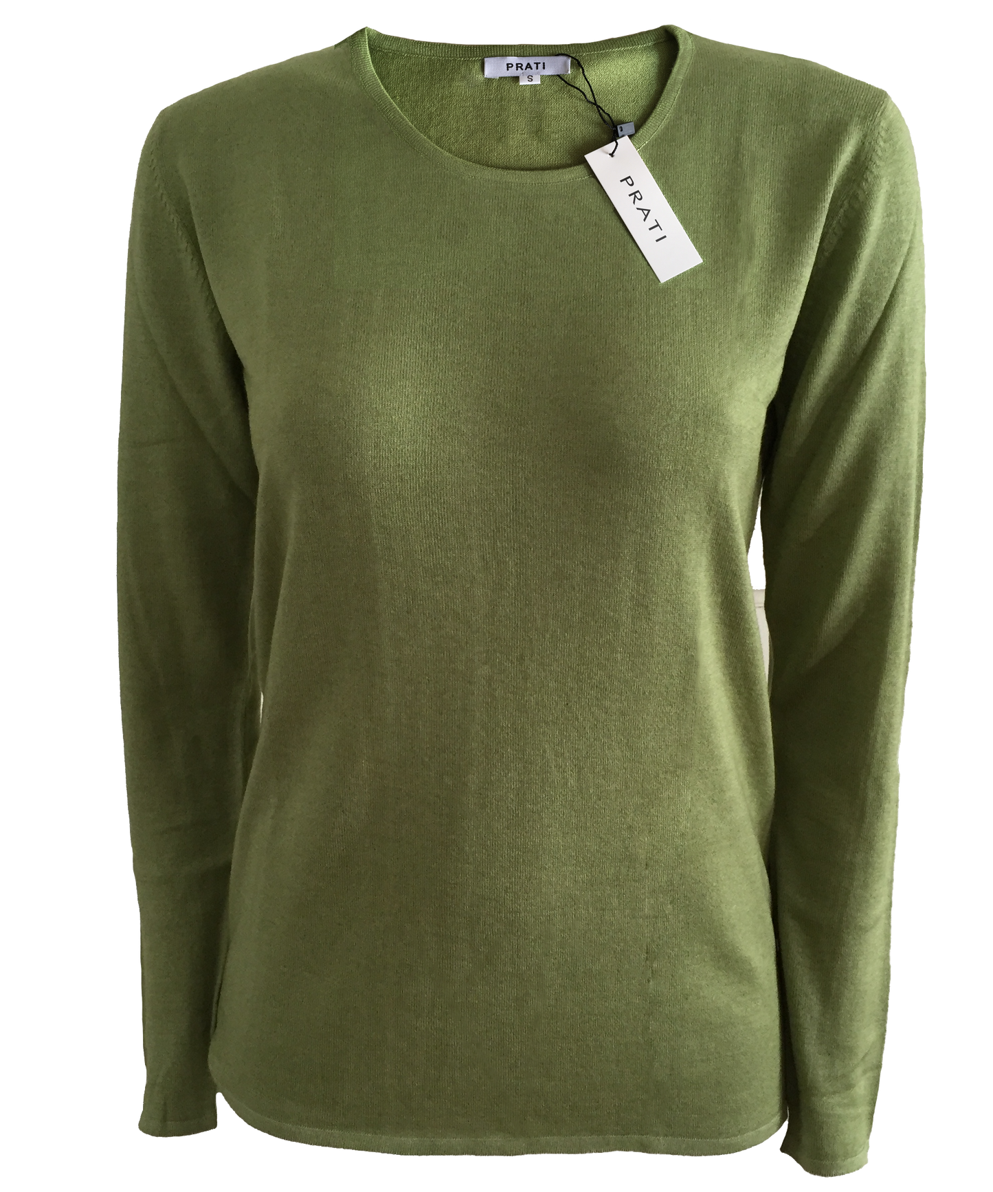 Cashmere Silk crew neck sweater t shirt palm green