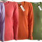 Cashmere Silk crew neck sweater t shirt palm green