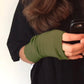 Cashmere hand warmer gloves