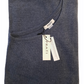 Cashmere classic poncho old man blue